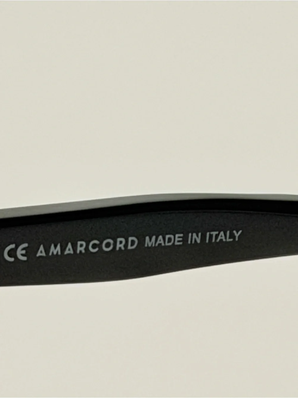 Amarcord AM 264 C.1 Black Plastic Eyeglasses 55-16 Authentic NWT